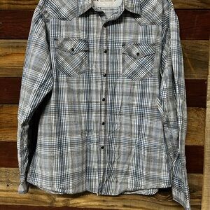 Twenty X XL button in front plaid shirt perfect condition